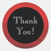 Autocollant de scellement d'enveloppe "Merci !" ro