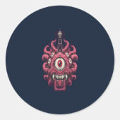 Autocollant de science-fiction Monstre Weirdcore E (Devant)