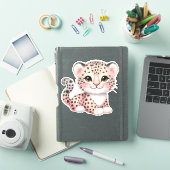 Autocollant de scrapbooking découpé sur mesure Léo (Couverture iPad)