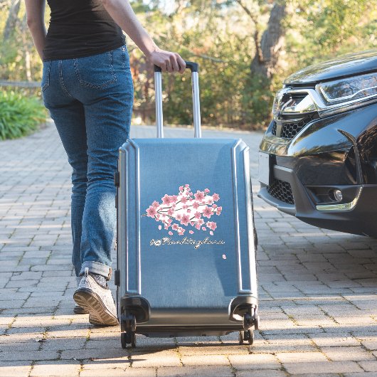 Autocollant de script de nom d'entreprise Fleur de (Valise Insitu)