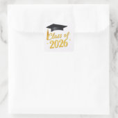 Autocollant de script doré pour chapeau de fin d'é (Sac)