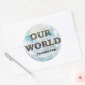 autocollant de sensibilisation de l'environnement (Enveloppe)