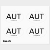 Autocollant de sensibilisation Euro-Pays (Feuille)