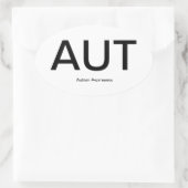 Autocollant de sensibilisation Euro-Pays (Sac)