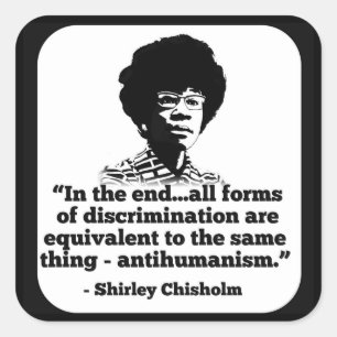 Autocollant de Shirley Chisholm
