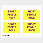Autocollant de Short People Rock (Feuille)