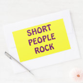 Autocollant de Short People Rock (Enveloppe)
