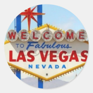 Autocollant de signe de Las Vegas