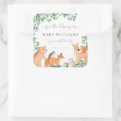 Autocollant de signet de livre blanc Animaux de la (Sac)