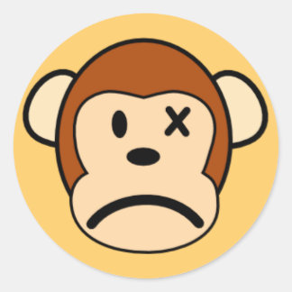 Autocollant de singe