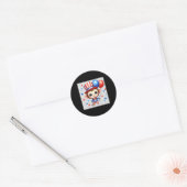 Autocollant de singe patriotique (Enveloppe)