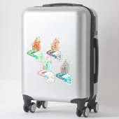 Autocollant de sirène (Sur valise)