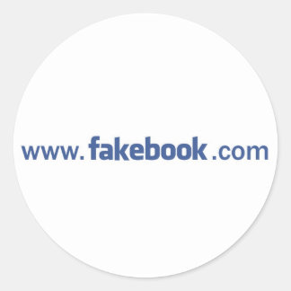 autocollant de site fakebook