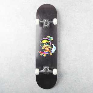 Autocollant de skateboard de tortue cool