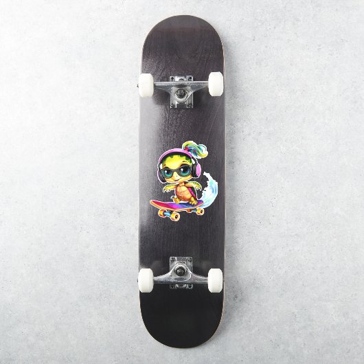 Autocollant de skateboard de tortue cool (Skateboard)