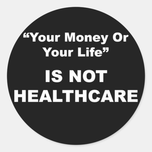 Autocollant de soins de santé (Devant)