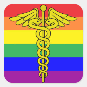 Autocollant de soins de santé LGBTQ