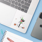 Autocollant de sorcière d'Halloween pour promener (Ordinateur portable avec iPhone)