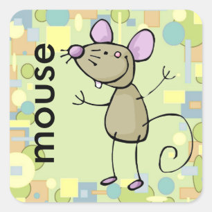 autocollant de souris