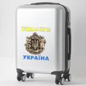 Autocollant de soutien à l'Ukraine (Sur valise)