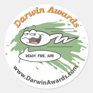 Autocollant de spermatozoïde - prêt, le feu, but