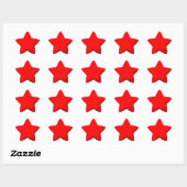 Autocollant de style Coussin rouge (Feuille)