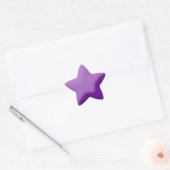Autocollant de style Coussin violet (Enveloppe)