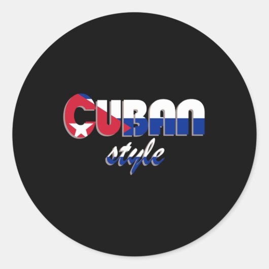 Autocollant de style cubain (Devant)