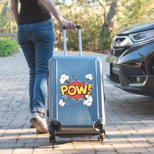 autocollant de style de bande dessinée POW! (Valise Insitu)