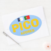 Autocollant de style européen Pico* Açores (Enveloppe)