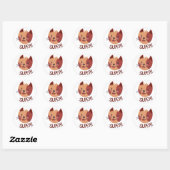Autocollant de super travail pour chat mignon (Feuille)