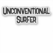 Autocollant de surfeur non conventionnel (Devant)