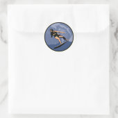 autocollant de surfeuse féminine (Sac)