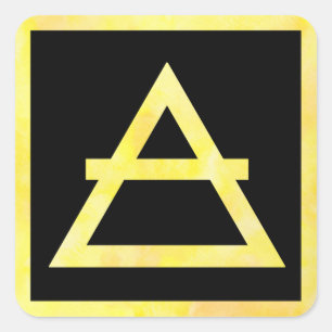 Autocollant de symbole d'élément d'air