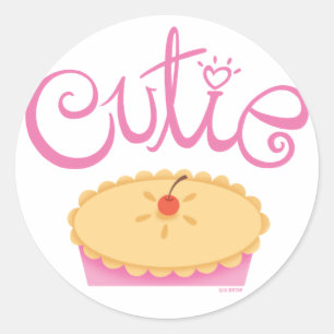 Autocollant de tarte de Cutie