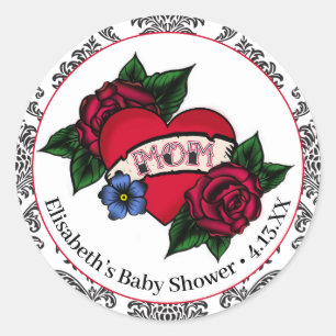 Autocollant de tatouage de maman vintage