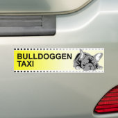 Autocollant de taxi Bulldoggen (En voiture)