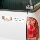 Autocollant de temps de thé (Sur camion)