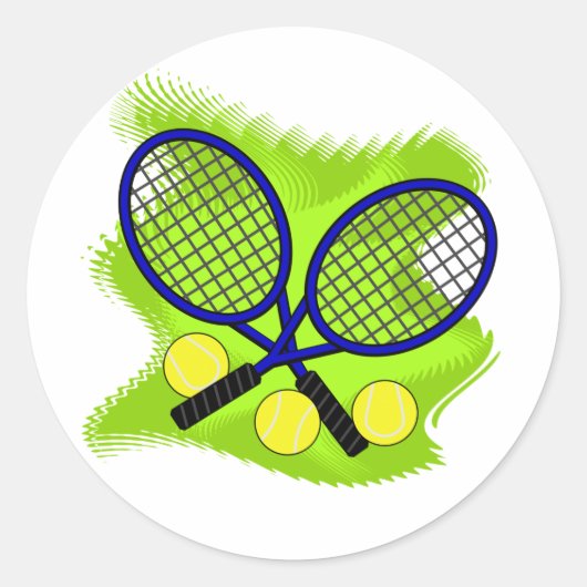Autocollant de tennis (Devant)