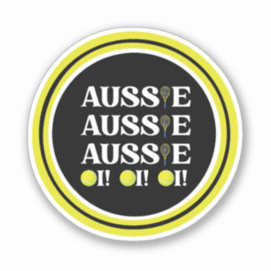 Autocollant de tennis australien