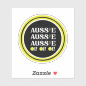 Autocollant de tennis australien (Feuille)