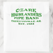 Autocollant de texte Highlander. (Sac)