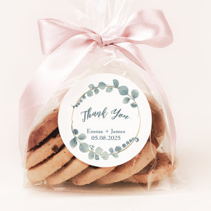 Autocollant de texte personnalisable Eucalyptus aq