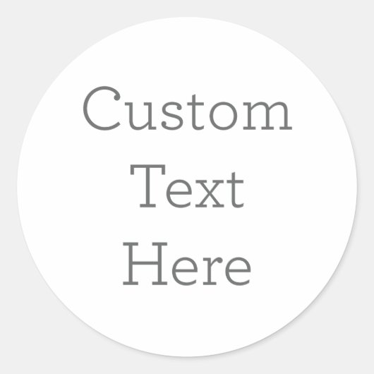 Autocollant de texte unique (Devant)