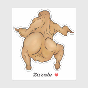Autocollant de Thanksgiving Twerkey