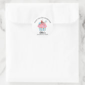 Autocollant de thème d'anniversaire de gâteau Than (Sac)