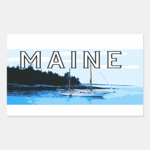 Autocollant de thème Maine