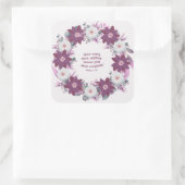 Autocollant de timbre-poste de salutations de cour (Sac)