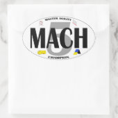 Autocollant de titre d'agilité de chien MACH 5 (Sac)
