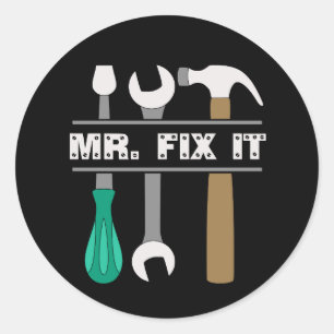 Autocollant de Tools de M. Fix It Men's
